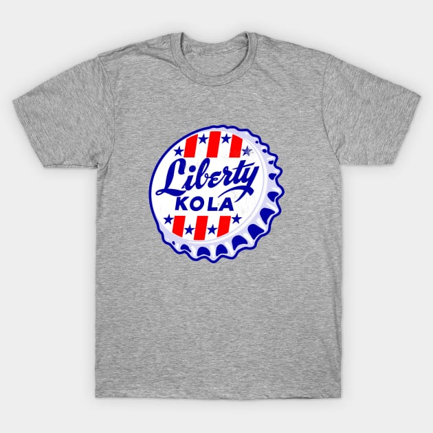 Vintage Liberty Kola Soda Bottlecap T-Shirt by StudioPM71